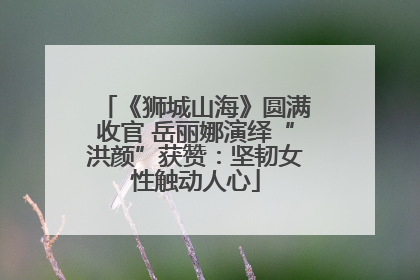 《狮城山海》圆满收官 岳丽娜演绎“洪颜”获赞：坚韧女性触动人心