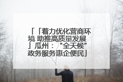 「着力优化营商环境 助推高质量发展」瓜州：“全天候”政务服务惠企便民