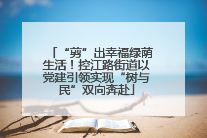“剪”出幸福绿荫生活！控江路街道以党建引领实现“树与民”双向奔赴