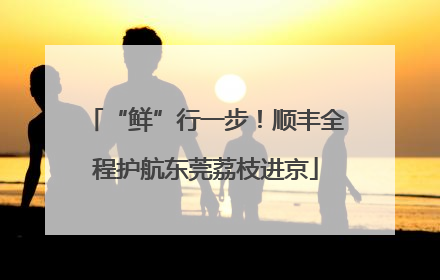“鲜”行一步！顺丰全程护航东莞荔枝进京
