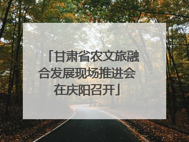 甘肃省农文旅融合发展现场推进会在庆阳召开