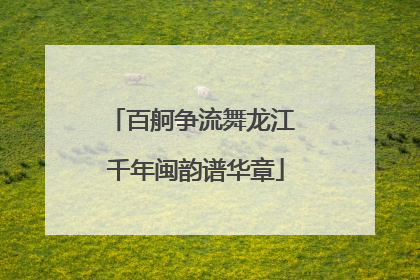 百舸争流舞龙江 千年闽韵谱华章