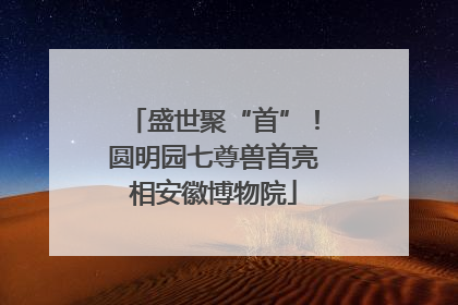盛世聚“首”！圆明园七尊兽首亮相安徽博物院