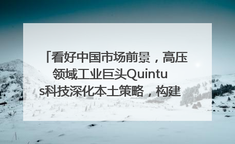 看好中国市场前景，高压领域工业巨头Quintus科技深化本土策略，构建全方位服务亚太区总部