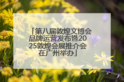 第八届敦煌文博会品牌运营发布暨2025敦煌会展推介会在广州举办