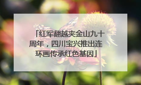 红军翻越夹金山九十周年，四川宝兴推出连环画传承红色基因