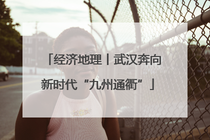 经济地理丨武汉奔向新时代“九州通衢”
