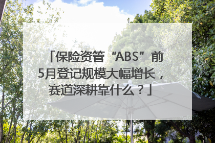 保险资管“ABS”前5月登记规模大幅增长，赛道深耕靠什么？