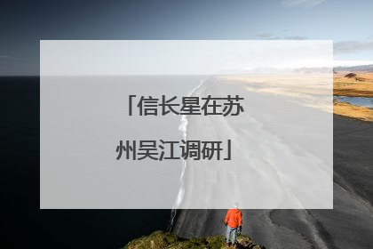 信长星在苏州吴江调研