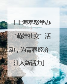 上海奉贤举办“萌娃社交”活动，为青春经济注入新活力