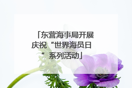 东营海事局开展庆祝“世界海员日”系列活动