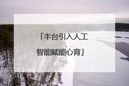 丰台引入人工智能赋能心育