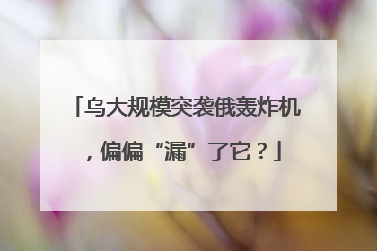 乌大规模突袭俄轰炸机，偏偏“漏”了它？