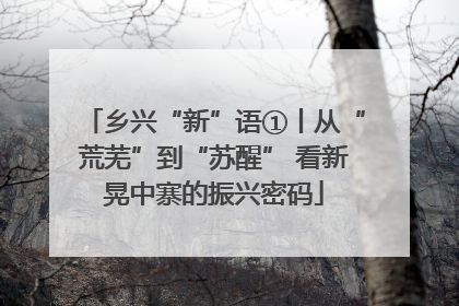 乡兴“新”语①丨从“荒芜”到“苏醒” 看新晃中寨的振兴密码