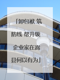 卸包袱 筑防线 帮升级 企业家在嵩县何以有为