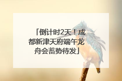 倒计时2天！成都新津天府端午龙舟会蓄势待发