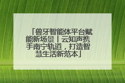 兽牙智能体平台赋能新场景丨云知声携手南宁轨道，打造智慧生活新范本