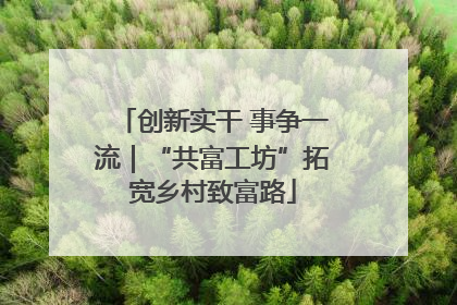 创新实干 事争一流｜“共富工坊”拓宽乡村致富路