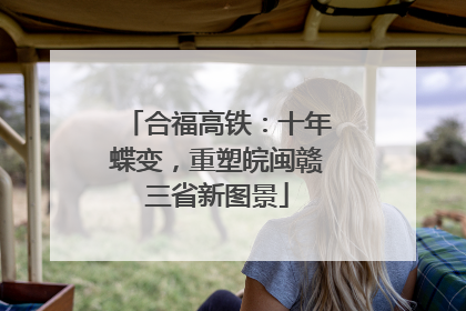 合福高铁：十年蝶变，重塑皖闽赣三省新图景