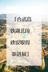 合武高铁湖北段建设取得新进展