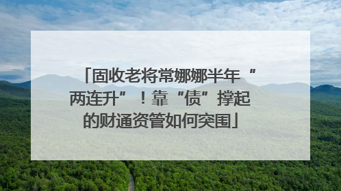 固收老将常娜娜半年“两连升”！靠“债”撑起的财通资管如何突围