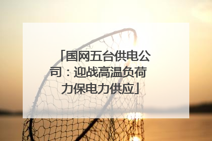 国网五台供电公司：迎战高温负荷 力保电力供应