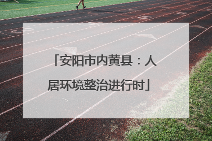 安阳市内黄县：人居环境整治进行时