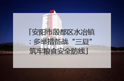 安阳市殷都区水冶镇：多举措备战“三夏” 筑牢粮食安全防线