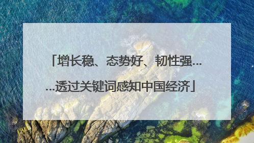 增长稳、态势好、韧性强……透过关键词感知中国经济