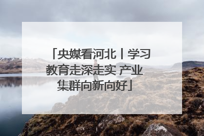 央媒看河北丨学习教育走深走实 产业集群向新向好