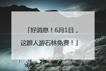 好消息！6月1日，这群人游石林免费！