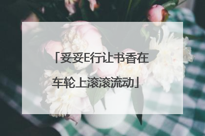 妥妥E行让书香在车轮上滚滚流动