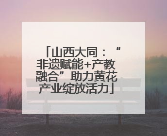 山西大同：“非遗赋能+产教融合”助力黄花产业绽放活力