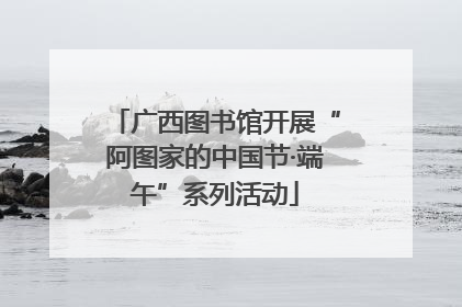 广西图书馆开展“阿图家的中国节·端午”系列活动
