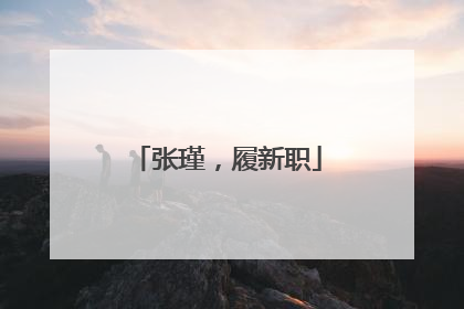 张瑾，履新职