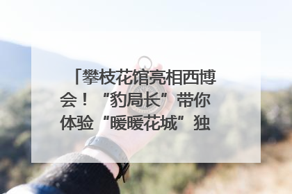 攀枝花馆亮相西博会！“豹局长”带你体验“暖暖花城”独特魅力｜西博视界