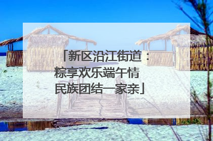 新区沿江街道：粽享欢乐端午情 民族团结一家亲