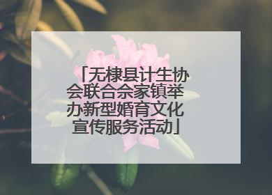无棣县计生协会联合佘家镇举办新型婚育文化宣传服务活动