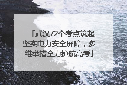 武汉72个考点筑起坚实电力安全屏障，多维举措全力护航高考