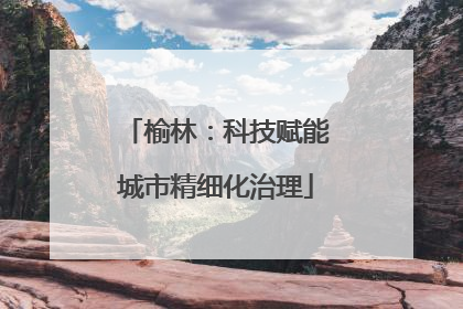 榆林：科技赋能城市精细化治理