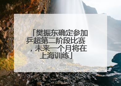 樊振东确定参加乒超第二阶段比赛，未来一个月将在上海训练