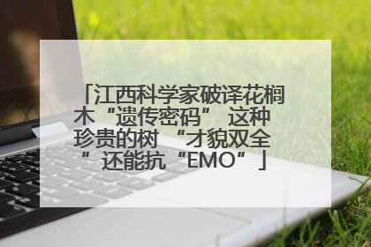 江西科学家破译花榈木“遗传密码” 这种珍贵的树 “才貌双全”还能抗“EMO”