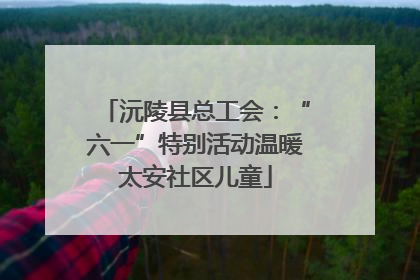 沅陵县总工会：“六一”特别活动温暖太安社区儿童