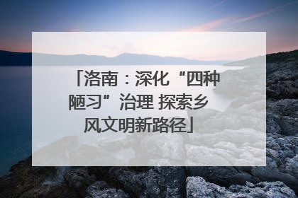 洛南：深化“四种陋习”治理 探索乡风文明新路径
