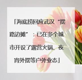 海底捞回应武汉“摆路边摊”：已在多个城市开设了露营火锅、夜宵外摆等户外业态
