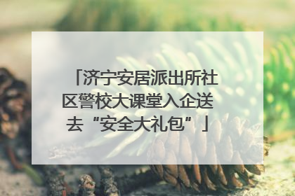 济宁安居派出所社区警校大课堂入企送去“安全大礼包”