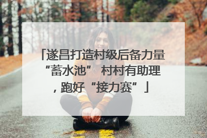 遂昌打造村级后备力量“蓄水池” 村村有助理，跑好“接力赛”