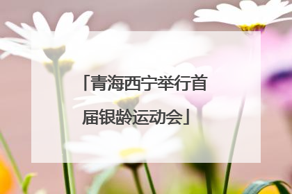 青海西宁举行首届银龄运动会