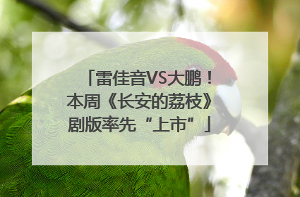 雷佳音VS大鹏！本周《长安的荔枝》剧版率先“上市”
