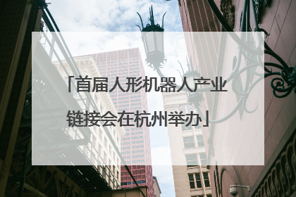 首届人形机器人产业链接会在杭州举办